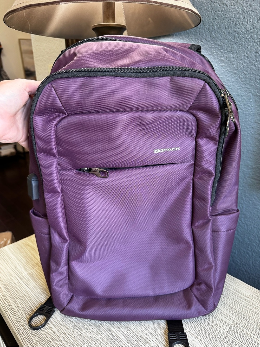Women's Purple Backpack — Everyday Commuter Laptop Bag